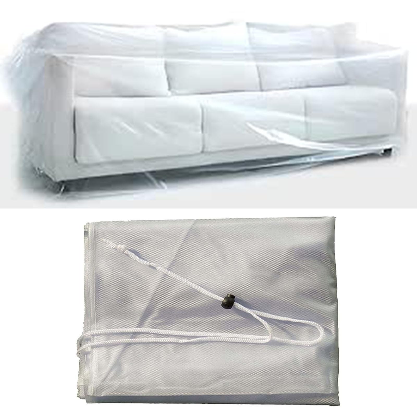 Bâche feuille de bâche transparente pour protéger le mobilier du gel