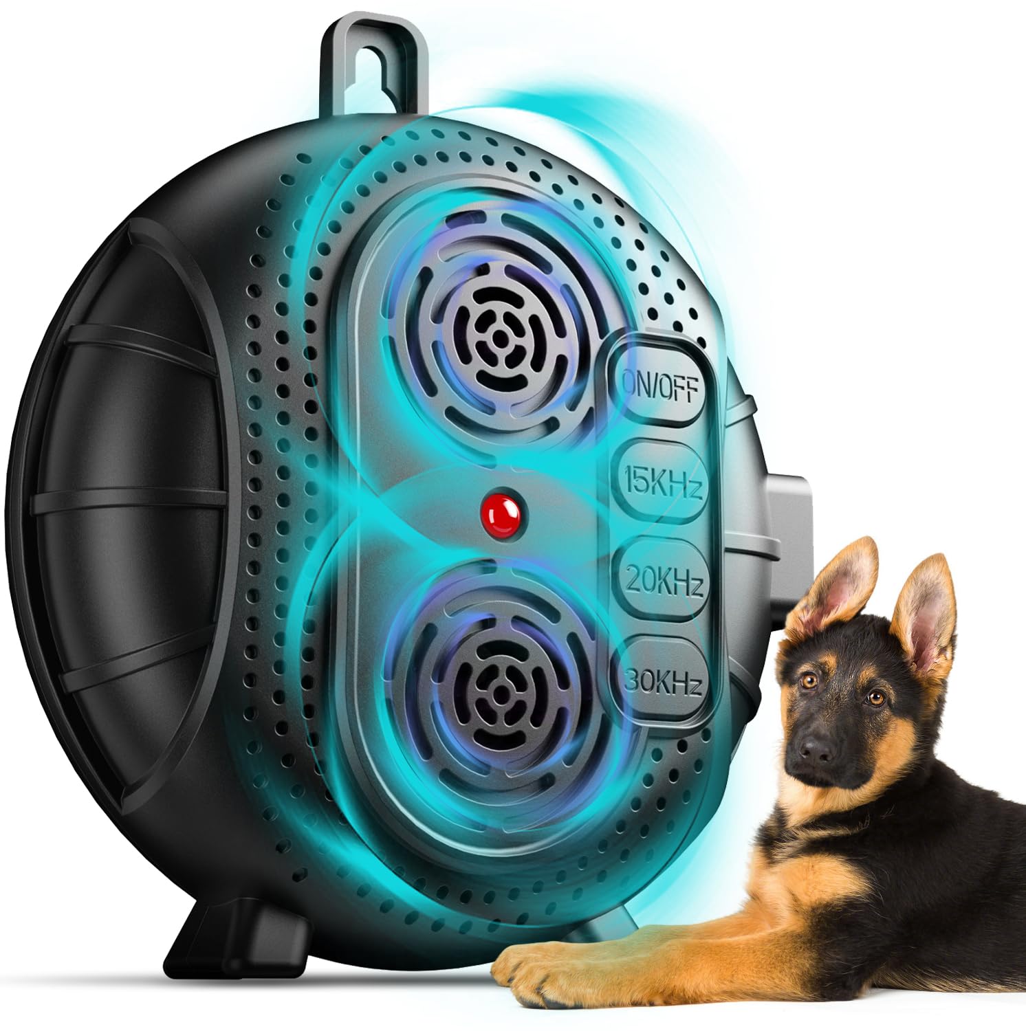 Anti Barking Device for Dogs, Rechargeable Ultrasonic Bark Box with 3 Adjustable Modes, Safe Dog Bark Deterrent Device