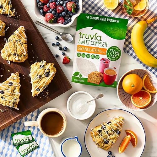 Miniatura 10 de Truvia Sweet Complete - Edulcorante granulado multiusos sin calorías de la hoja de stevia bolsa de 16 onzas paquete de 1