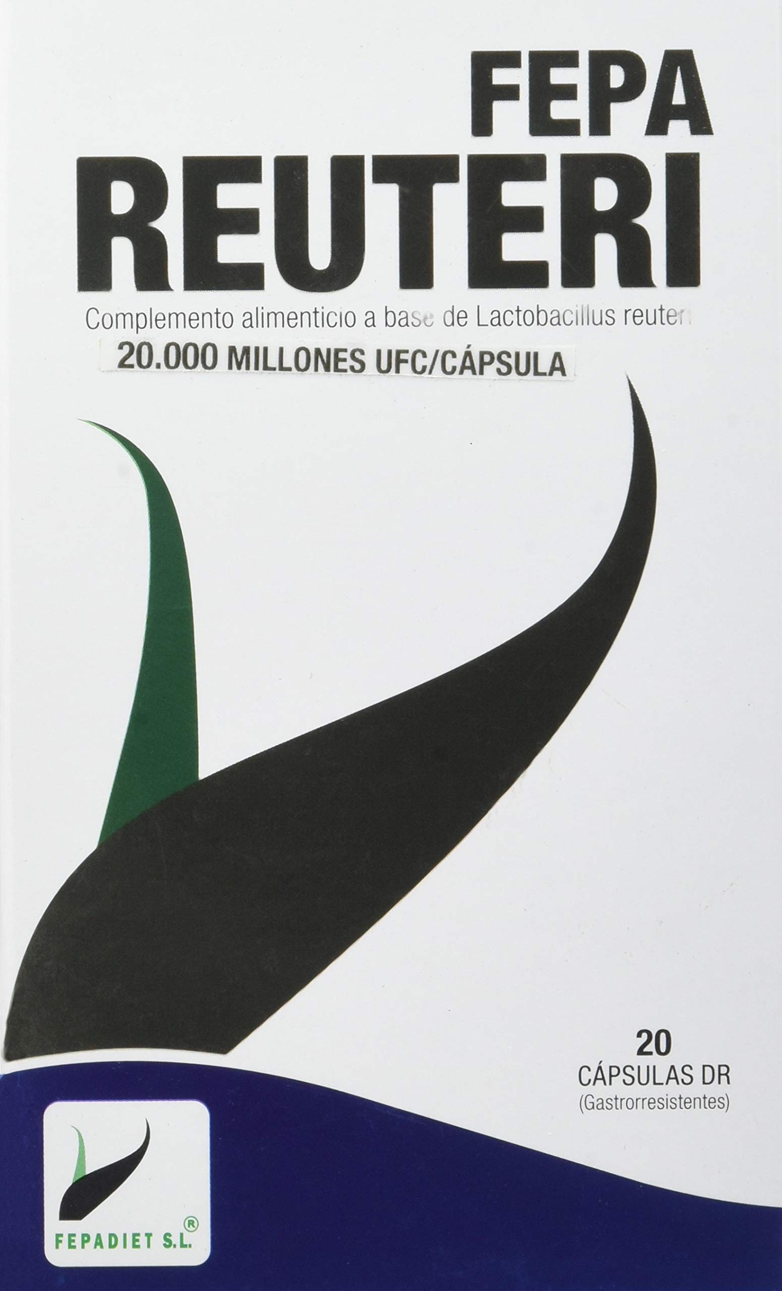 FEPA REUTERI 20cap, Black, Standard