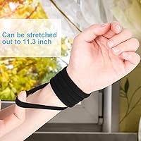 Vista 2 de 100 soportes grandes de algodón para cola de caballo, ligas para el cabello sin costuras, bandas elásticas para el cabello sin daños para cabello