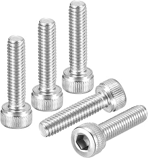 DTGN M4-0.7×16 Socket Head Cap Screws Bolts – 50Pack – Good for Road Bicycle, Mountain Bike, Auto, Motorcycle – 304 Stainless Steel Hex Head Metric Screws – Silver