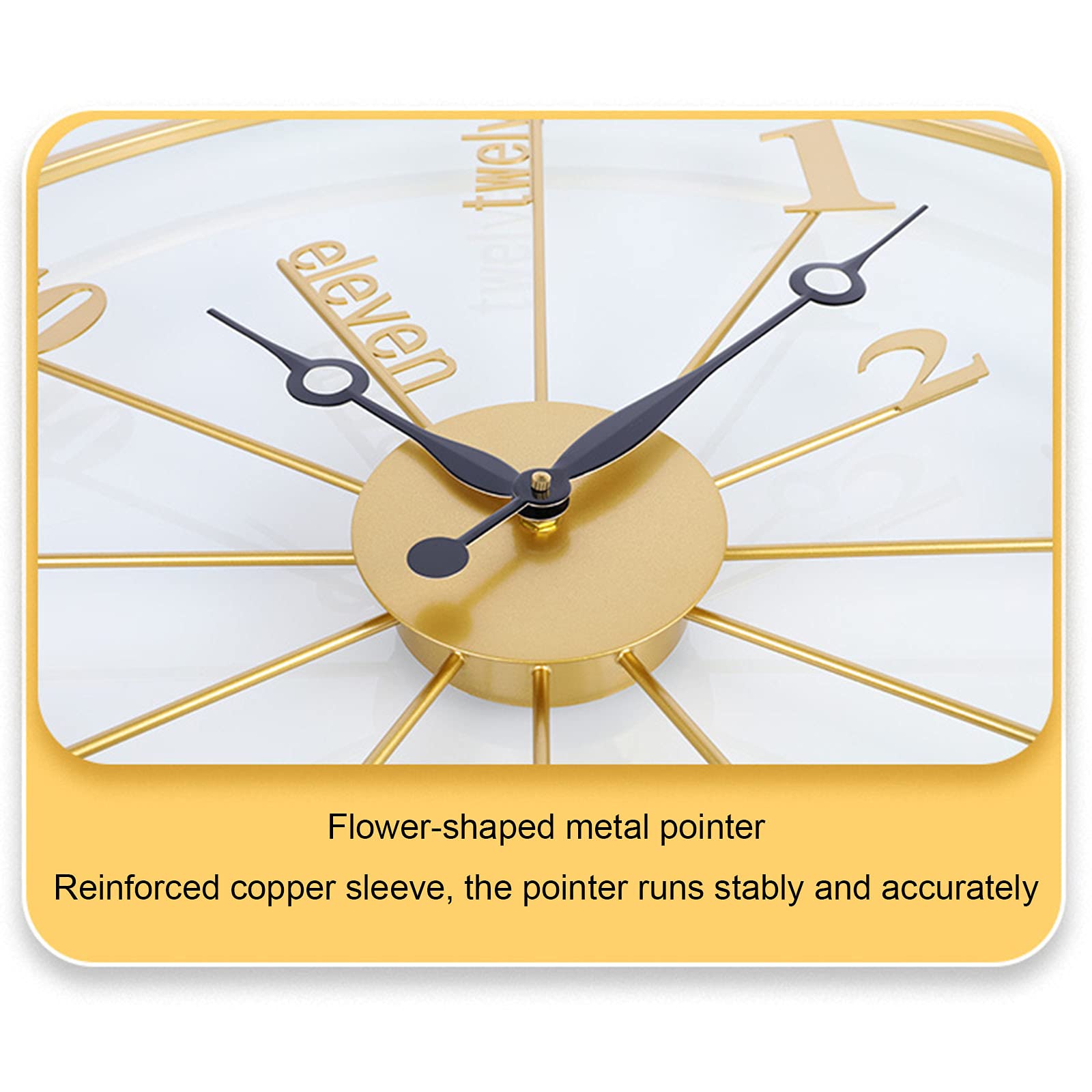 Amazon.co.jp: 大型メタ壁掛け時計、ヴィンテージlクォーツ時計、サ非