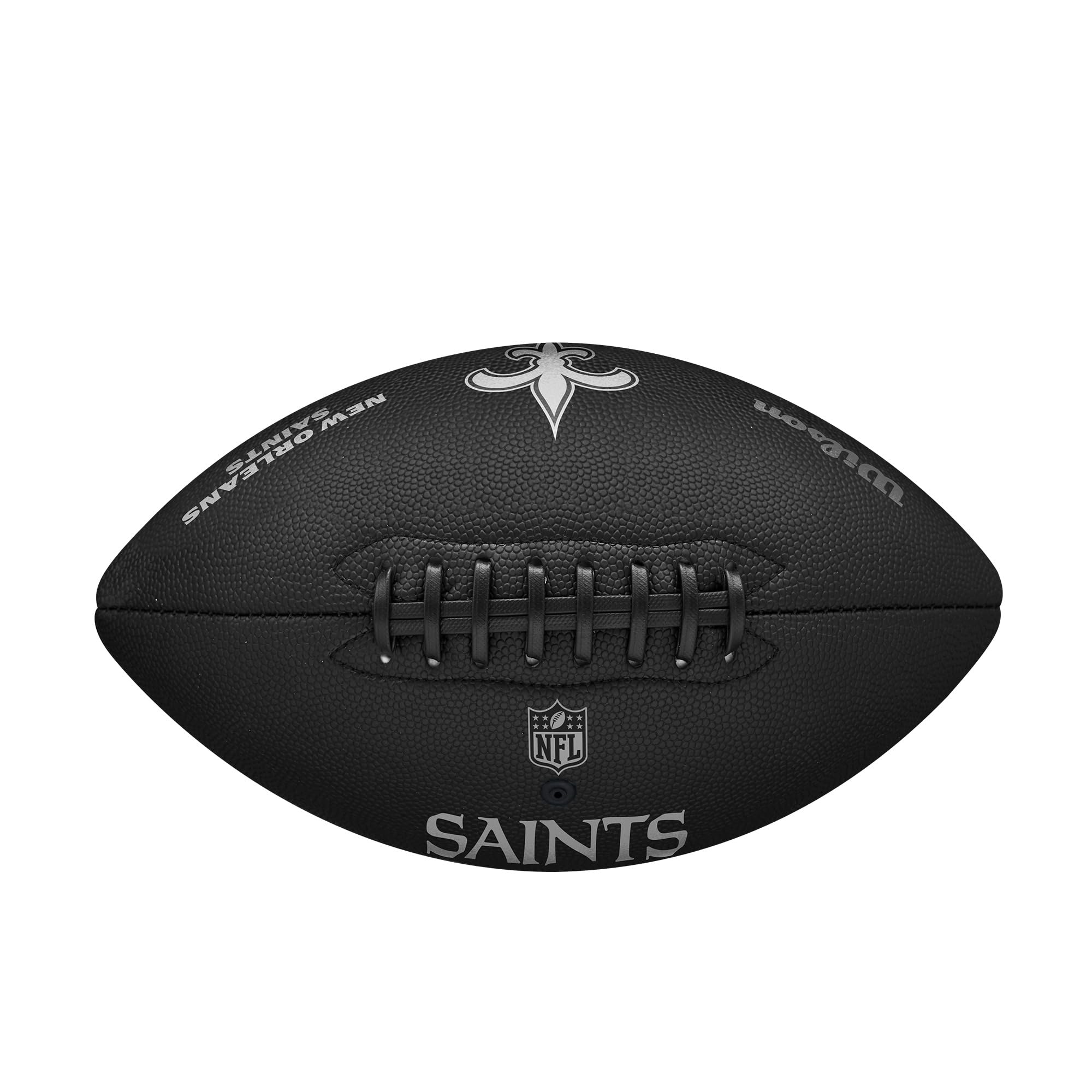 Wilson NFL Team Metallic Premiere Ballon de Football Taille Officielle New Orleans Saints
