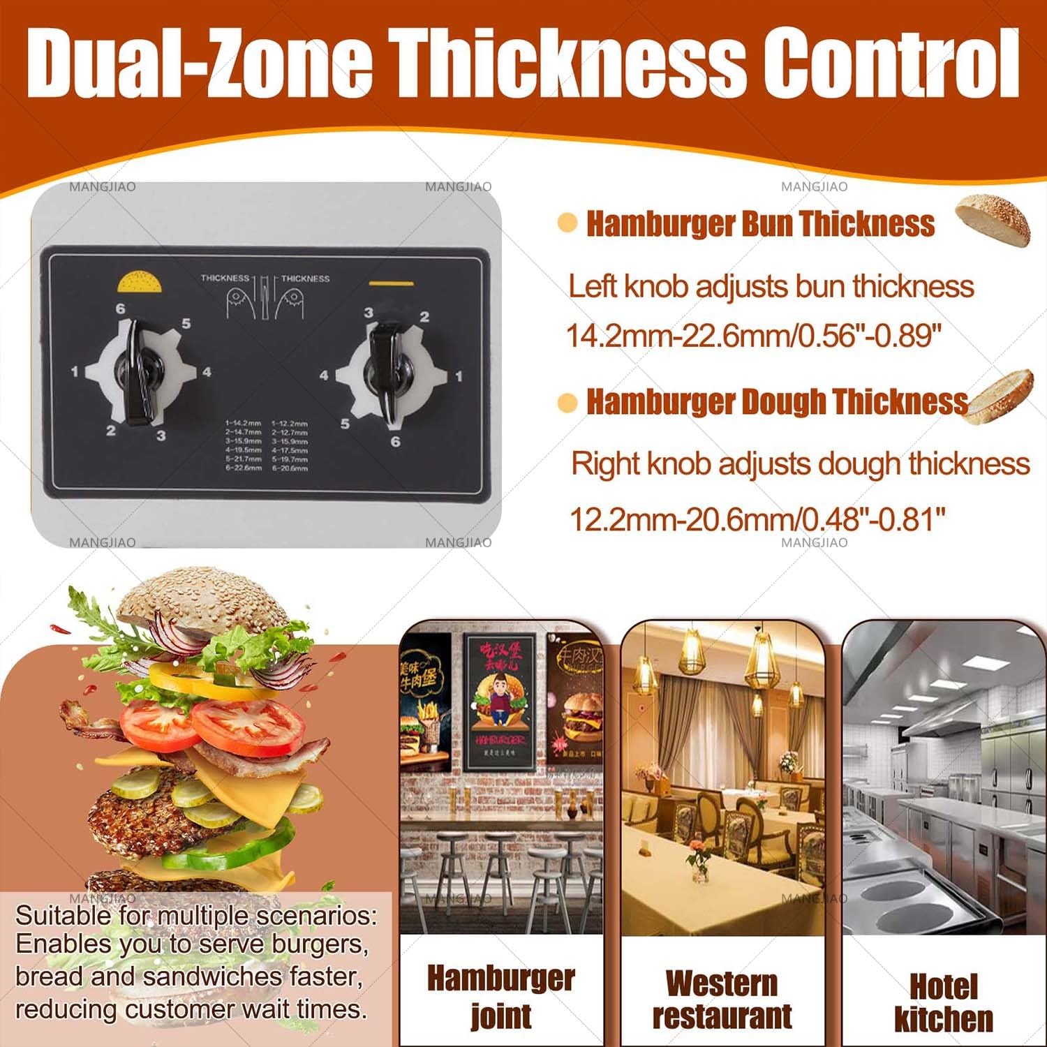 Profesjonalny Opiekacz Do Bułek Do Hamburgerów, Pionowy Opiekacz Do Burgerów, Przenośnik Taśmowy, Podwójny Podajnik, 1400 Sztuk Na Godzinę, Opiekacz Do Bułek Do Hamburgerów, Do Restauracji