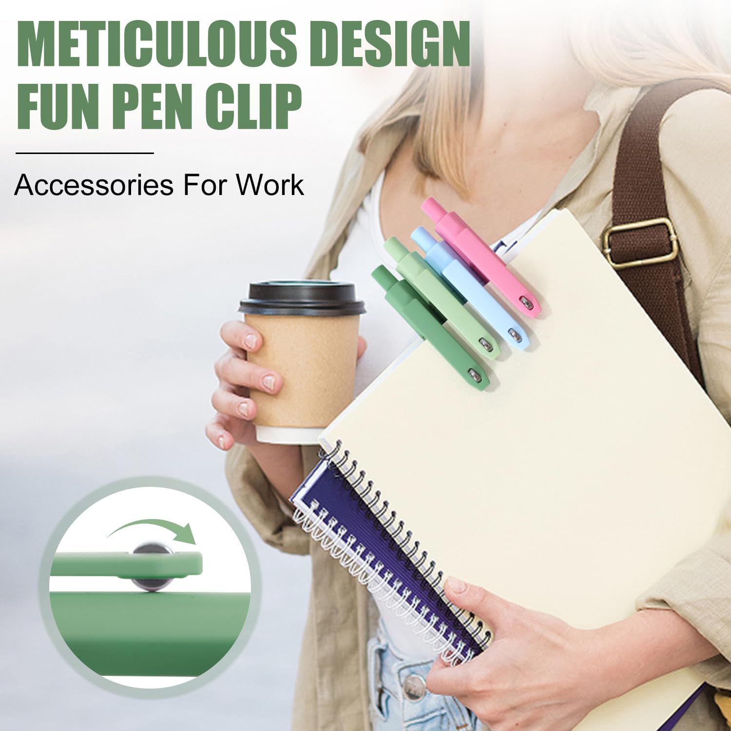 Vitoler Gel Pens 8 pcs Cute Pens Black Ink 0 5 mm Fine Point Smooth Writing Pen Quick — view 5