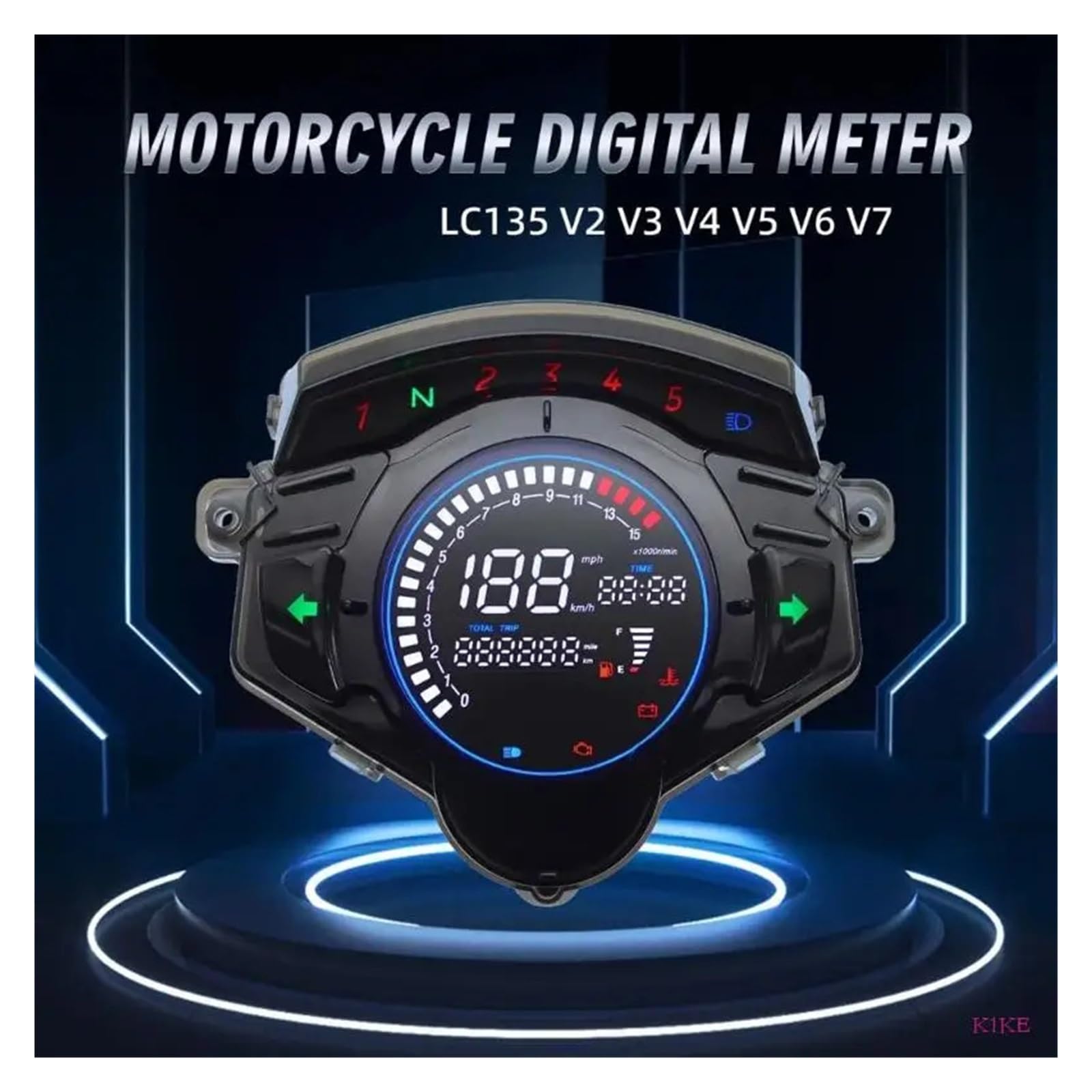 Contagiri Digitale Per Cruscotto Moto Per LC135 V5 4S/5S Accessori Per Moto Indicatore