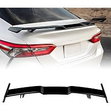 Rear Spoiler Wing Compatible with Kia Forte 2019-2024,TRD Style Trunk Spoiler Lip Tail Wing Rear Trunk Lid,Glossy Black