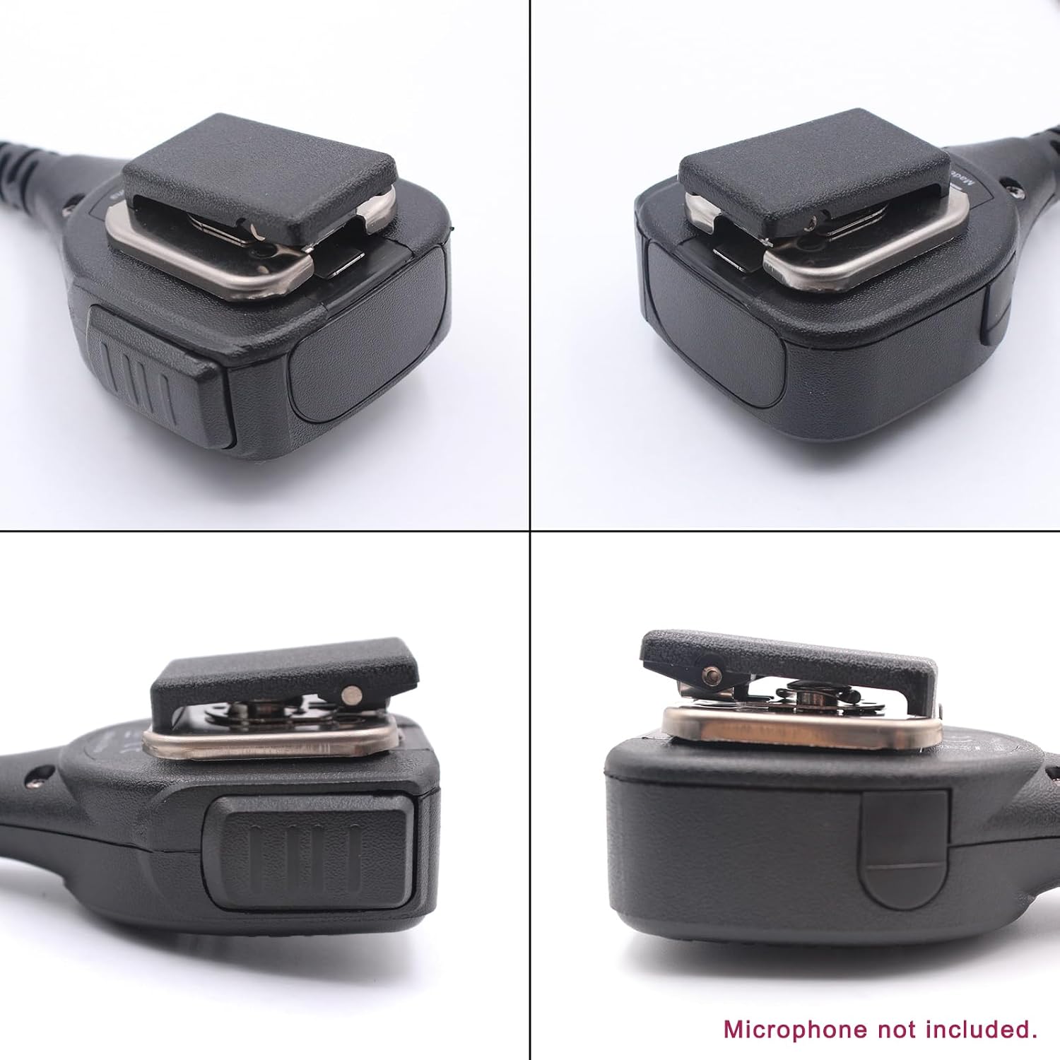 5Pcs Mic Belt Clip Replacement for Motorola PMMN4013 PMMN4013A PMMN4021 PMMN4021A PMMN4022 PMMN4022A PMMN4024 PMMN4024A PMMN4025 PMMN4025A PMMN4051 PMMN4062 Handheld Speaker Microphone image 4