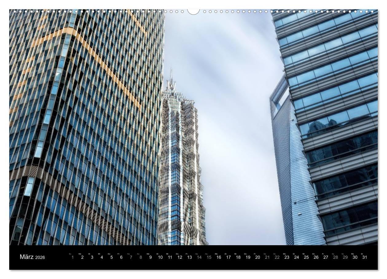 SHANGHAI - ohne Filter (Wandkalender 2026 DIN A2 quer), CALVENDO Monatskalender: Fotografien - Szenen in Shanghai City (CALVENDO Orte)