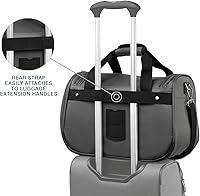 Vista 306 de Travelpro Maxlite 5 - Juego de 2 piezas de equipaje de mano de tela, expandibles con 4 ruedas giratorias, bolso blando para debajo del asiento, Negro