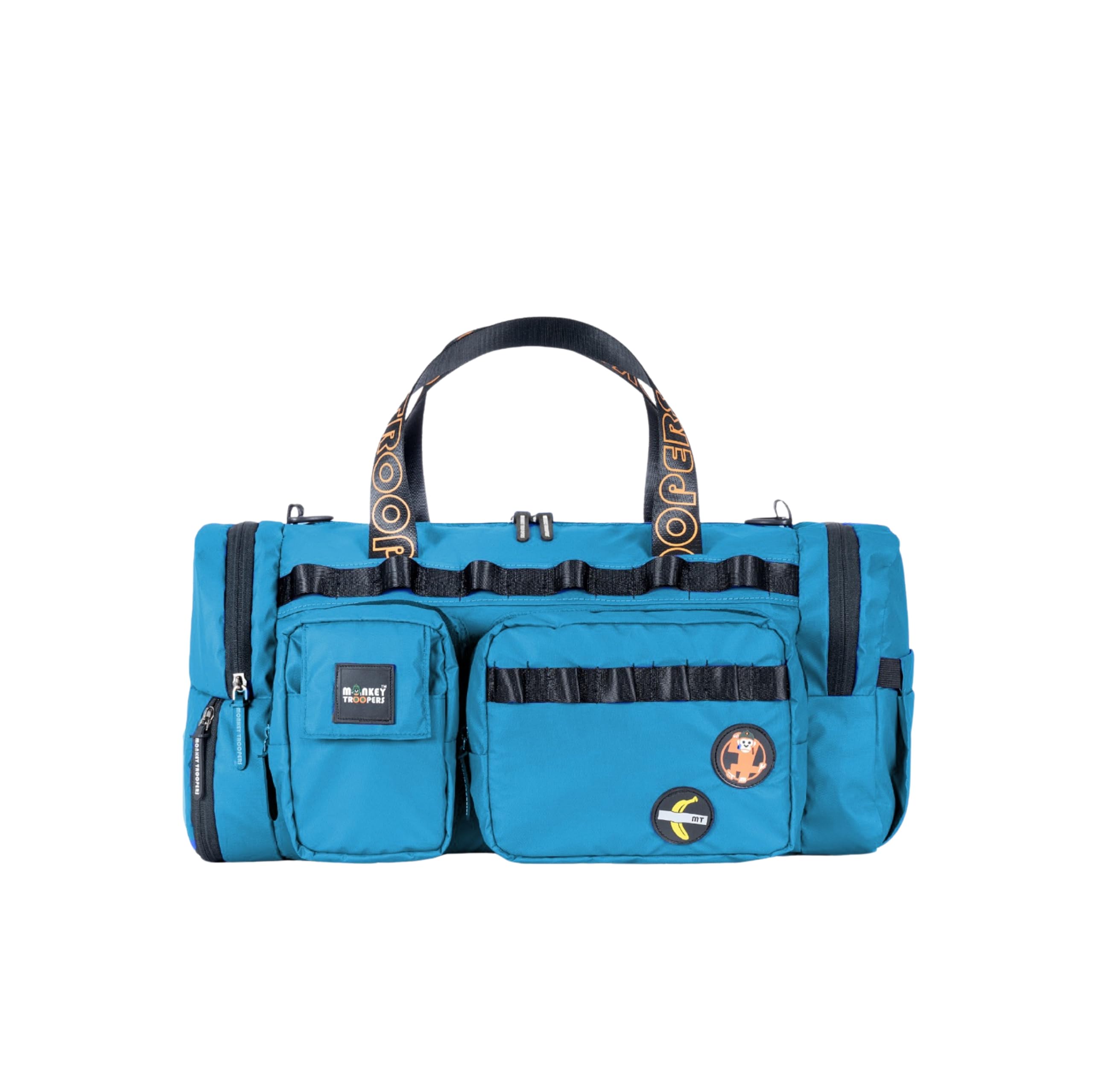 Spidey Duffle - Water-Resistant, Travel/Gym, Quick Access & Zippered Pockets, 30L Capacity (Blue)-image-45