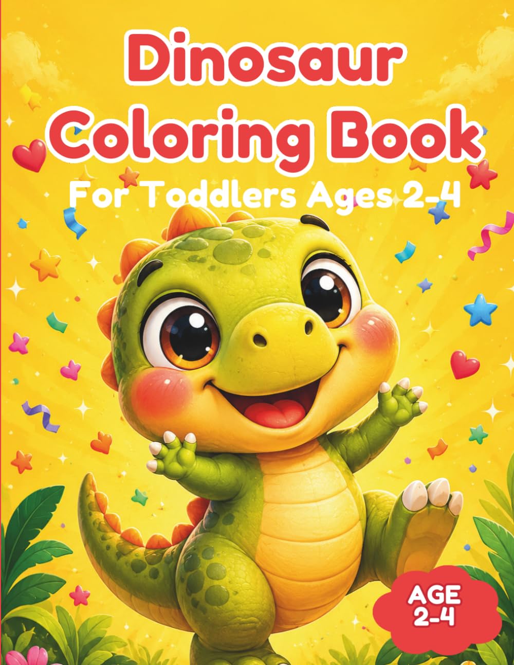 Simple & Big Coloring Book for Toddlers Age 2-4: Easy And Fun Coloring For Kids, Preschool and Kindergarten