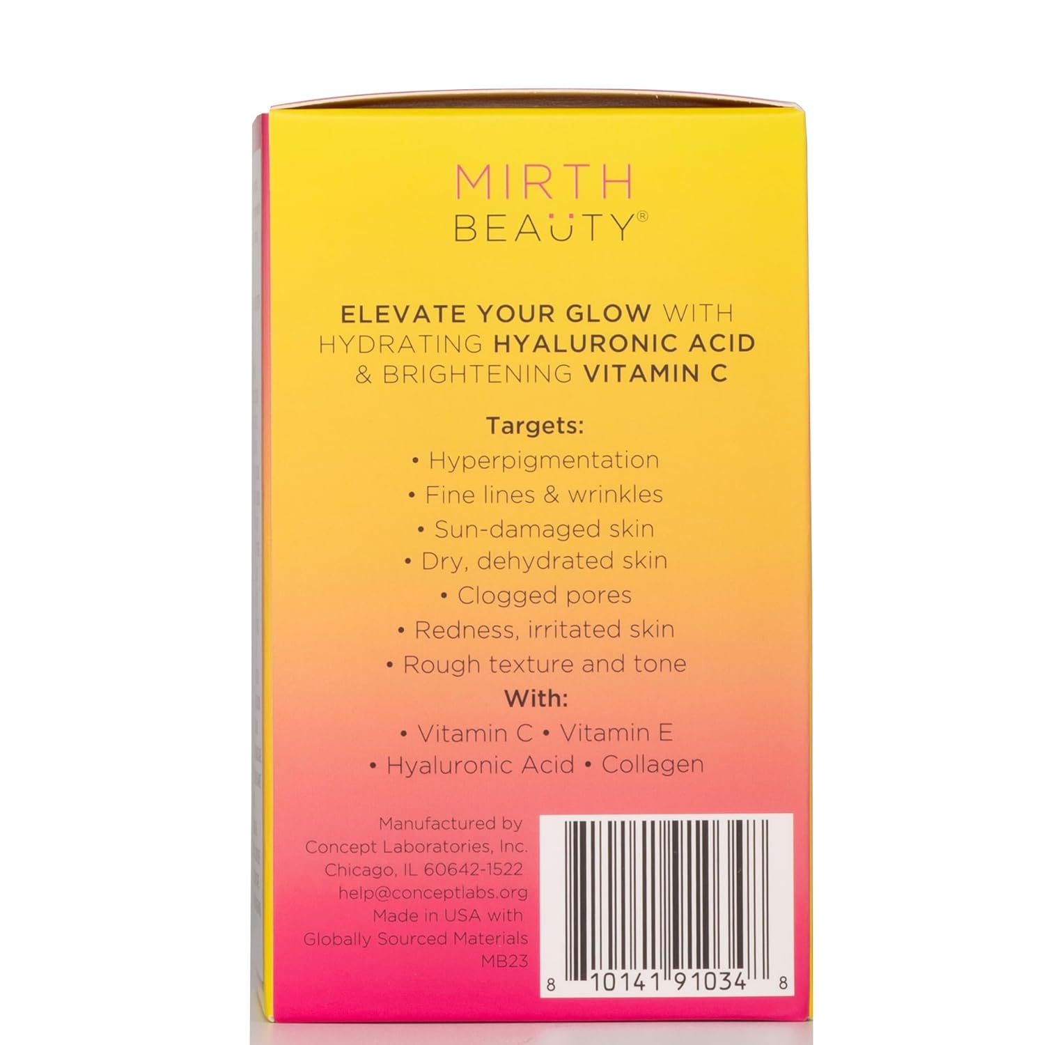 Brightening Face Moisturizer W/Vitamin C + Hyaluronic Acid | Collagen Peptides Firming Neck & Face Cream | Facial Moisturizer Eye Cream | Anti Aging Face Lotion For Women, 2.5 Fl Oz - Image 4