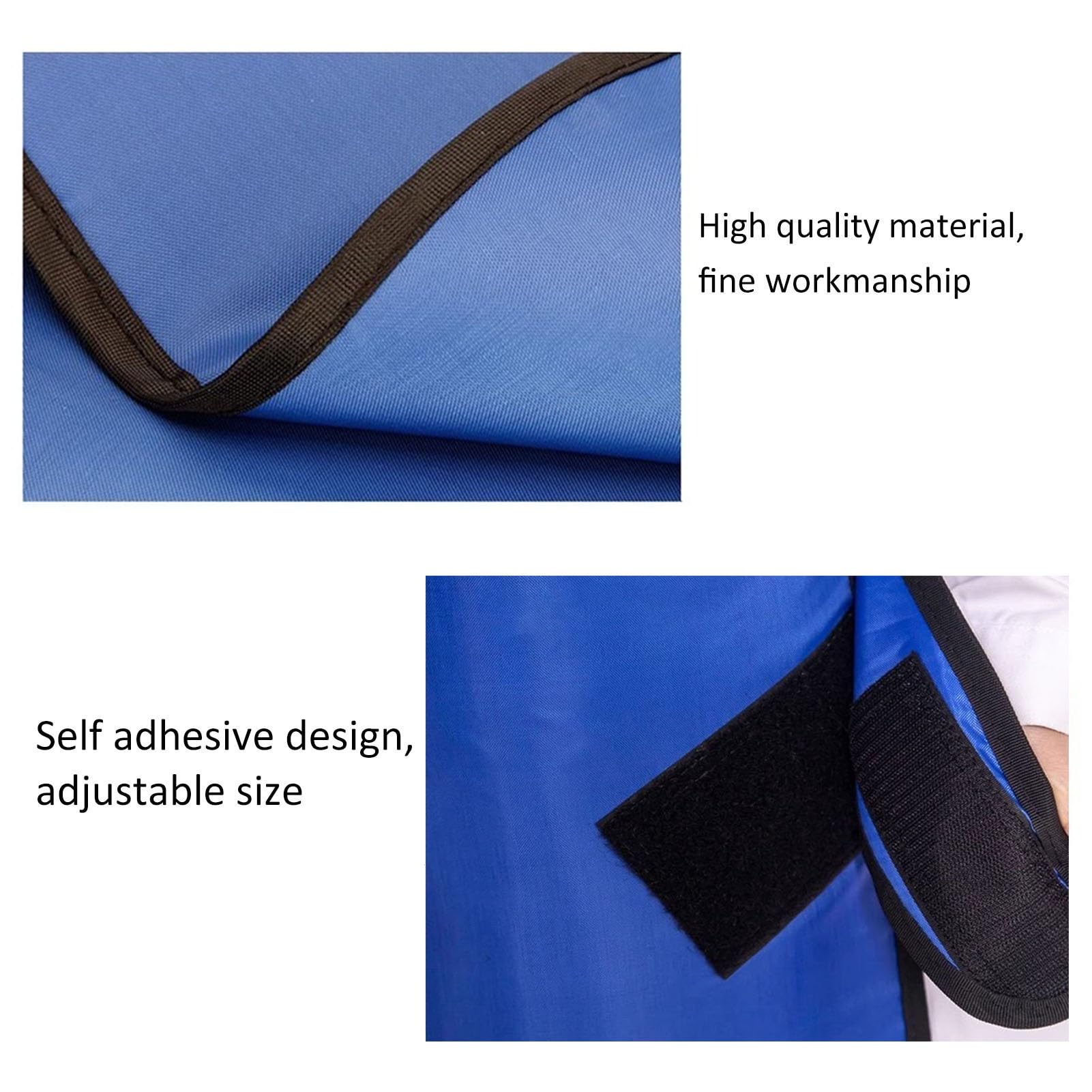 Delantal de Plomo Delantal De Plomo para Protección contra Rayos X, Ropa De Plomo Resistente A La Radiación para Hombres Y Mujeres Adultos, Talla Ajustable(0.35mmpb,90x60cm)