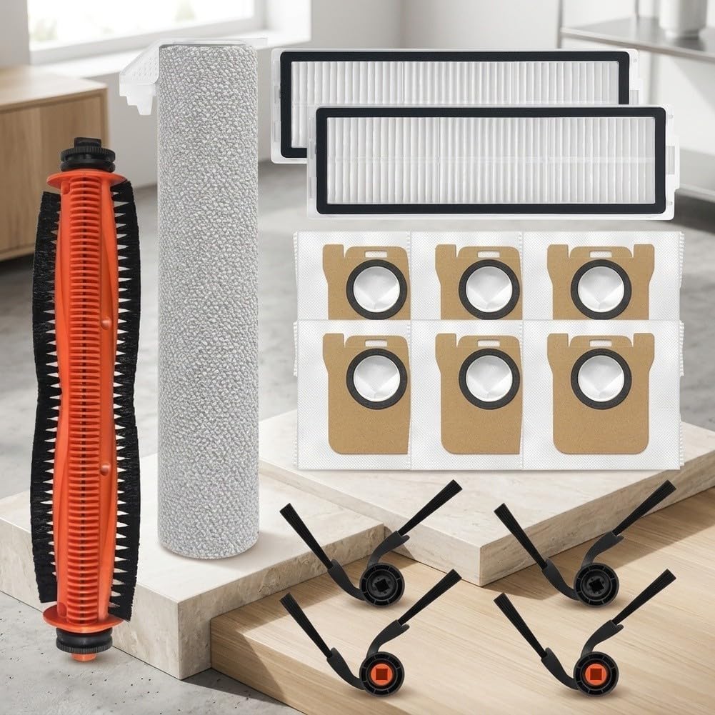 Nylon Borsten Seitenbürsten Ersatz für xiaomi Vacuum 6 PV32CN(B)