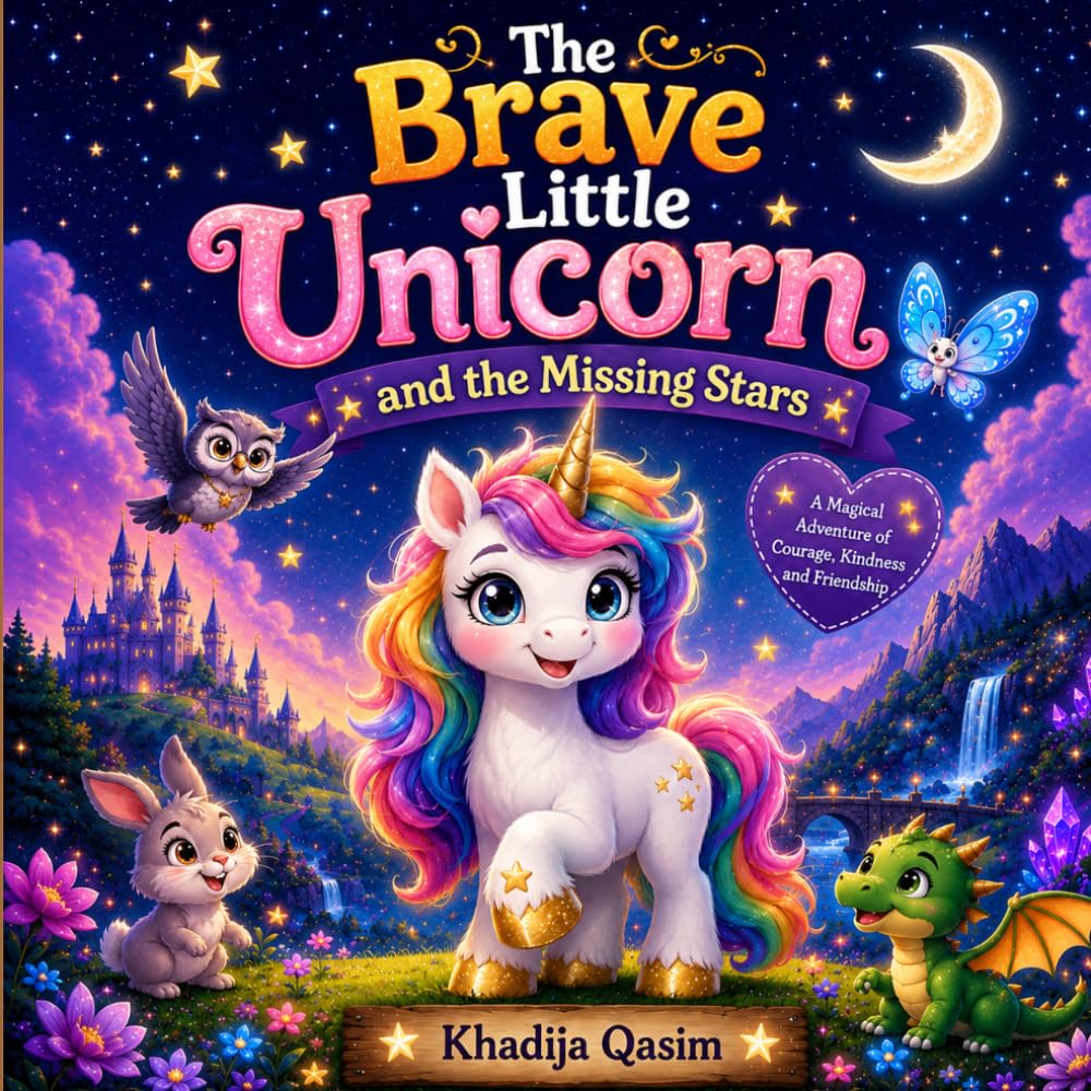 The Brave Little Unicorn and the Missing Stars: A Magical Bedtime Adventure About Courage, Kindness, Friendship, and Believing in Yourself
