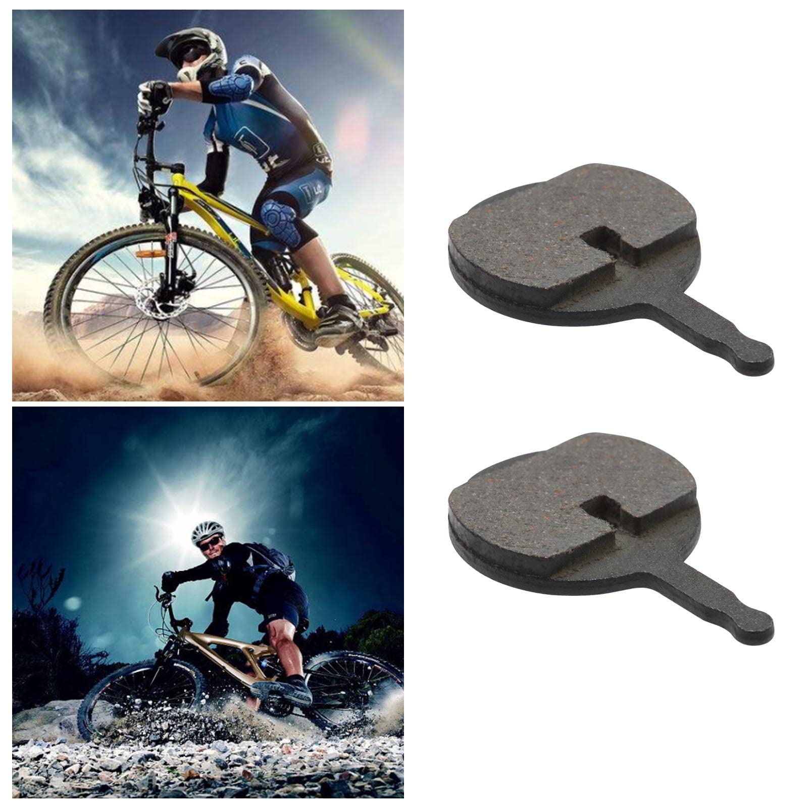 Pastiglie Freno Mountain Bike Pastiglie Freno A Disco TruckerCo Per Freni Avid BB5, Promax, DSK-710/720 - Organiche Semi-metalliche Ricambio Freno Bicicletta DSK-710 - Foto 10