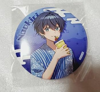 Amazon | カラフルピーチ 極楽湯 缶バッジ なおきり | バッジ