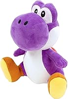 Vista 1 de Little Buddy Super Mario BrosYoshi de peluche de felpa, 6" pulgadas, color morado