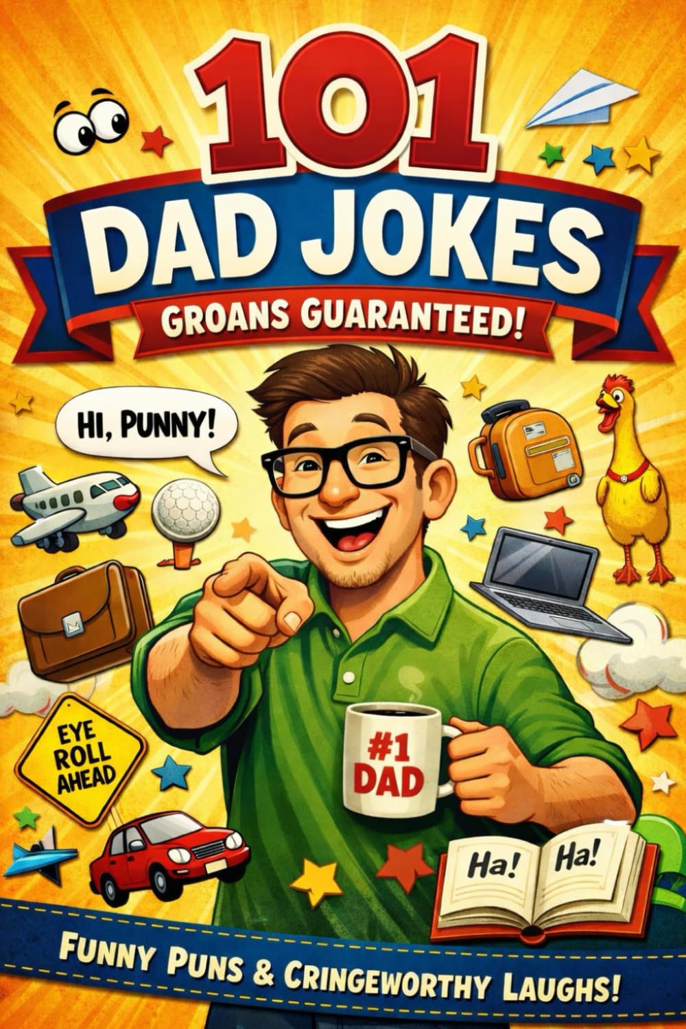 101 Dad Jokes: The Ultimate Collection of Groan-Worthy Humor for Legendary Dads (and Dad-Like Humans) (Humor with Harry!)