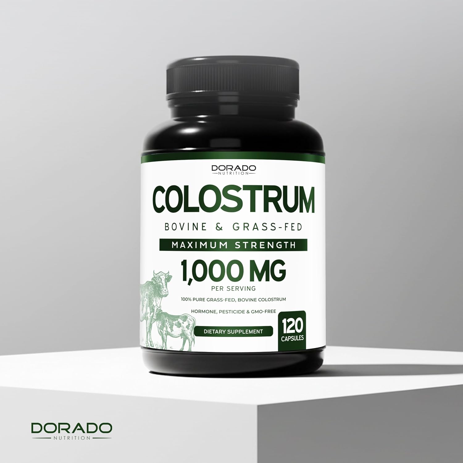 Colostrum Supplement (120 Count) 1000mg Per Serving (Bovine Colostrum Capsules from First Milking Only, Std. to Contain 20% IgG Immunoglobulins) - Grass Fed, No Fillers, Third Party Tested - USA Made - Image 5