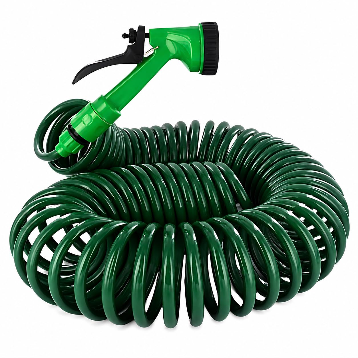 Dunnet Tools 15m 50ft Retractable Coil Garden Hose