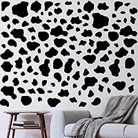 Vista 5 de AOWDIAO 280 piezas de calcomanías de impresión de vaca para despegar y pegar adhesivos de vinilo para pared, automóvil, computadora portátil