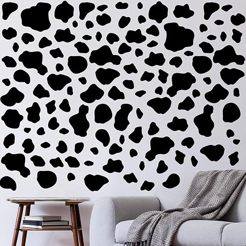 Miniatura 5 de AOWDIAO 280 calcomanías con estampado de vaca, calcomanías de vinilo para pared, automóvil, laptop, botella de agua y decoración del hogar