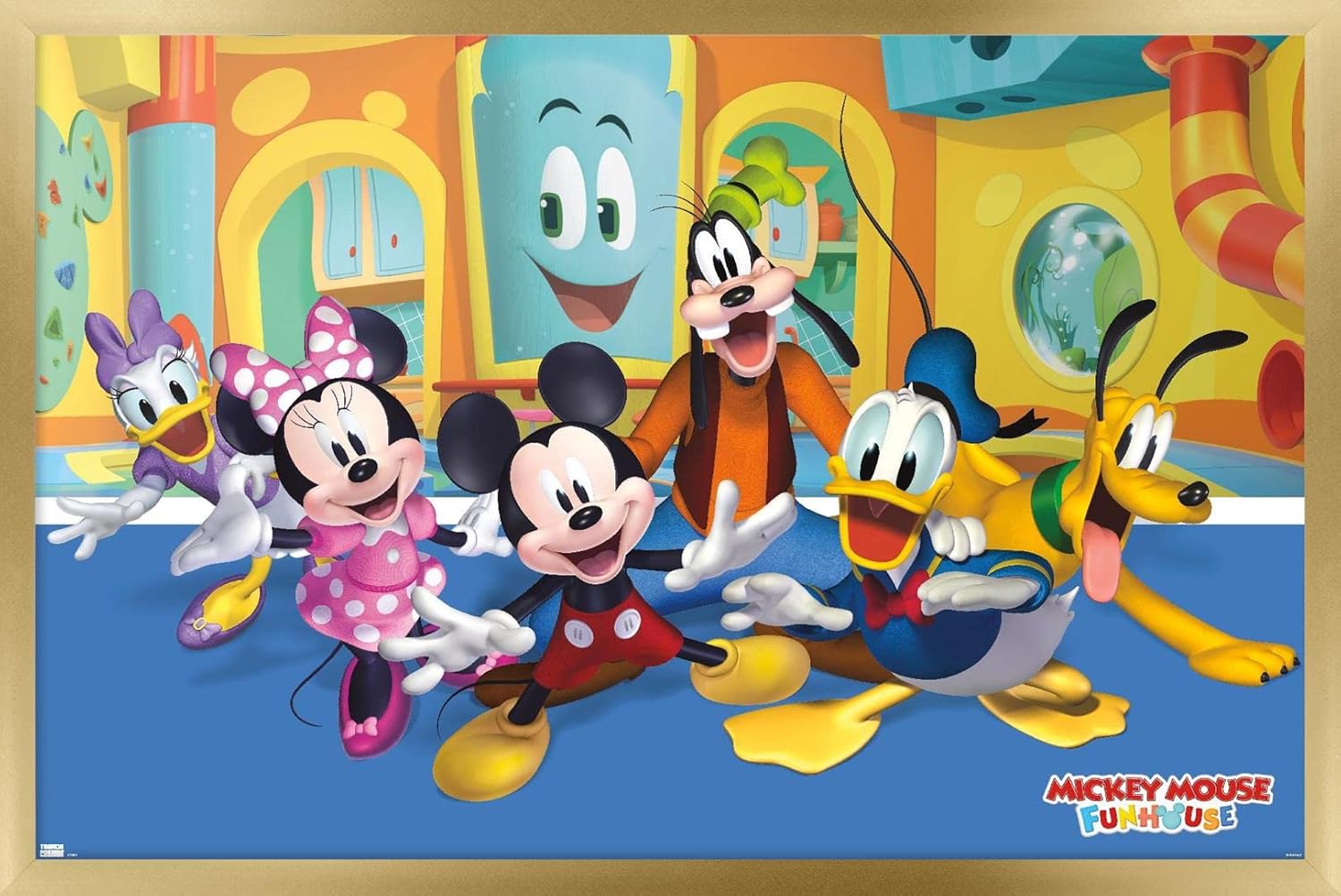 Disney Mickey Mouse Funhouse - Group Wall Poster, 34L" x 22.4W", Premium Unframed Version