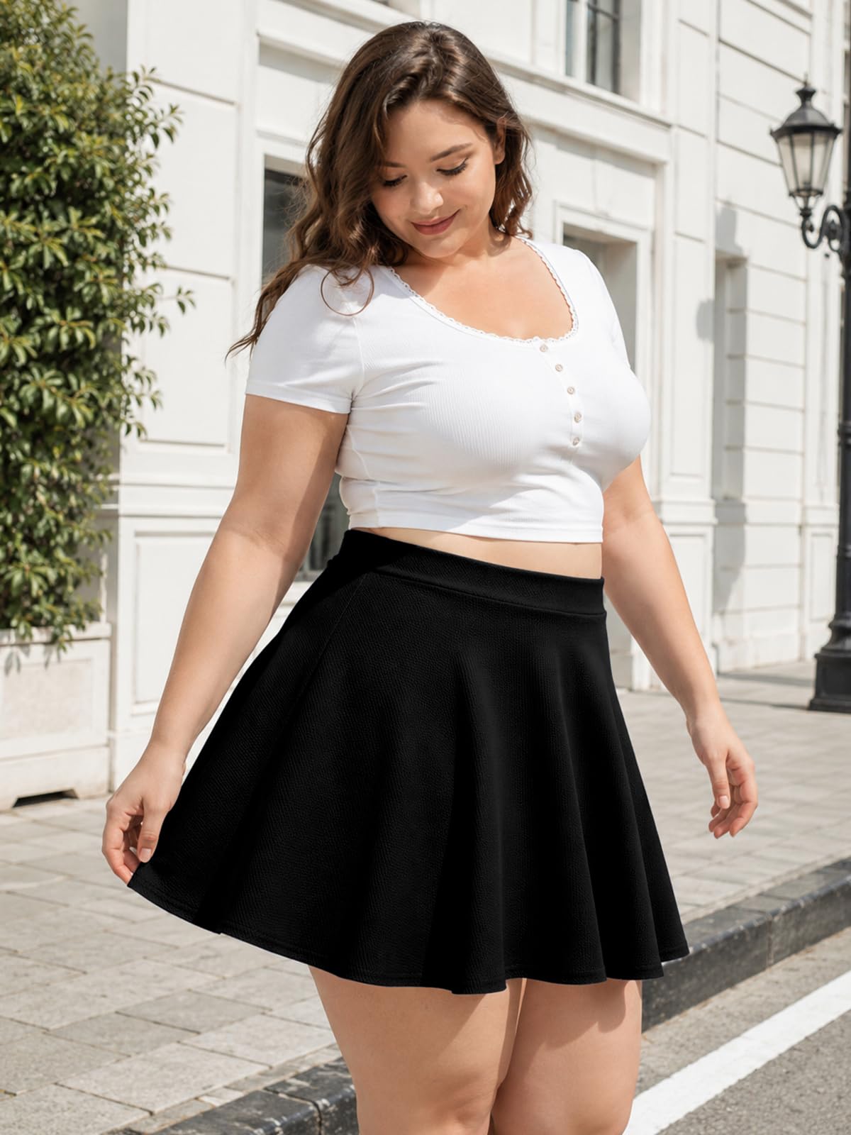 Moon Wood Spódnica Kobiety Basic Mini Skirt