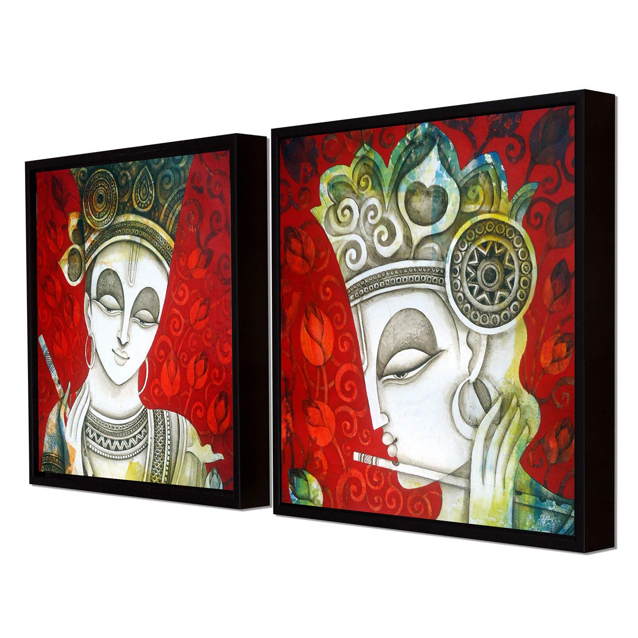 See full amazon price history chart for Painting Mantra Sri Krishna Theme in Red Background Framed Canvas Painting Wall Art Print (13x13 inches, Set of 2, Multicolour) Painting Mantra Sri Krishna Theme in Red Background Framed Canvas Painting Wall Art Print (13x13 inches, Set of 2, Multicolour) (B07F1R33C7) Amazon Price History, Amazon Price Tracker