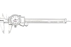 Starrett 3202-6 Dial Caliper: Precision Measurement at Your Fingertips