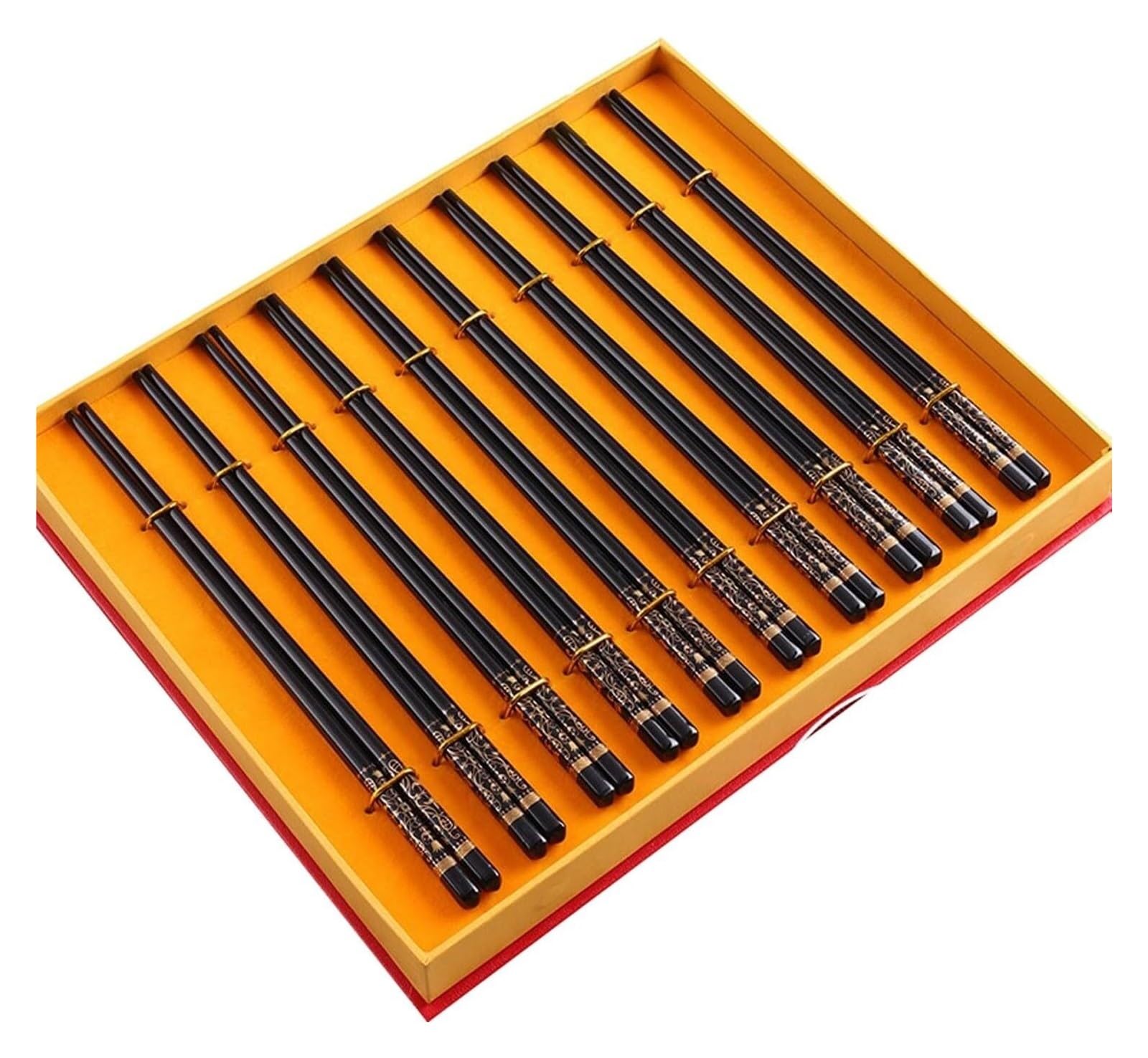 Baguettes en céramique, Chop Sticks Baguettes 10 paires de baguettes en céramique 25 cm porcelaine d'os ménage(E)