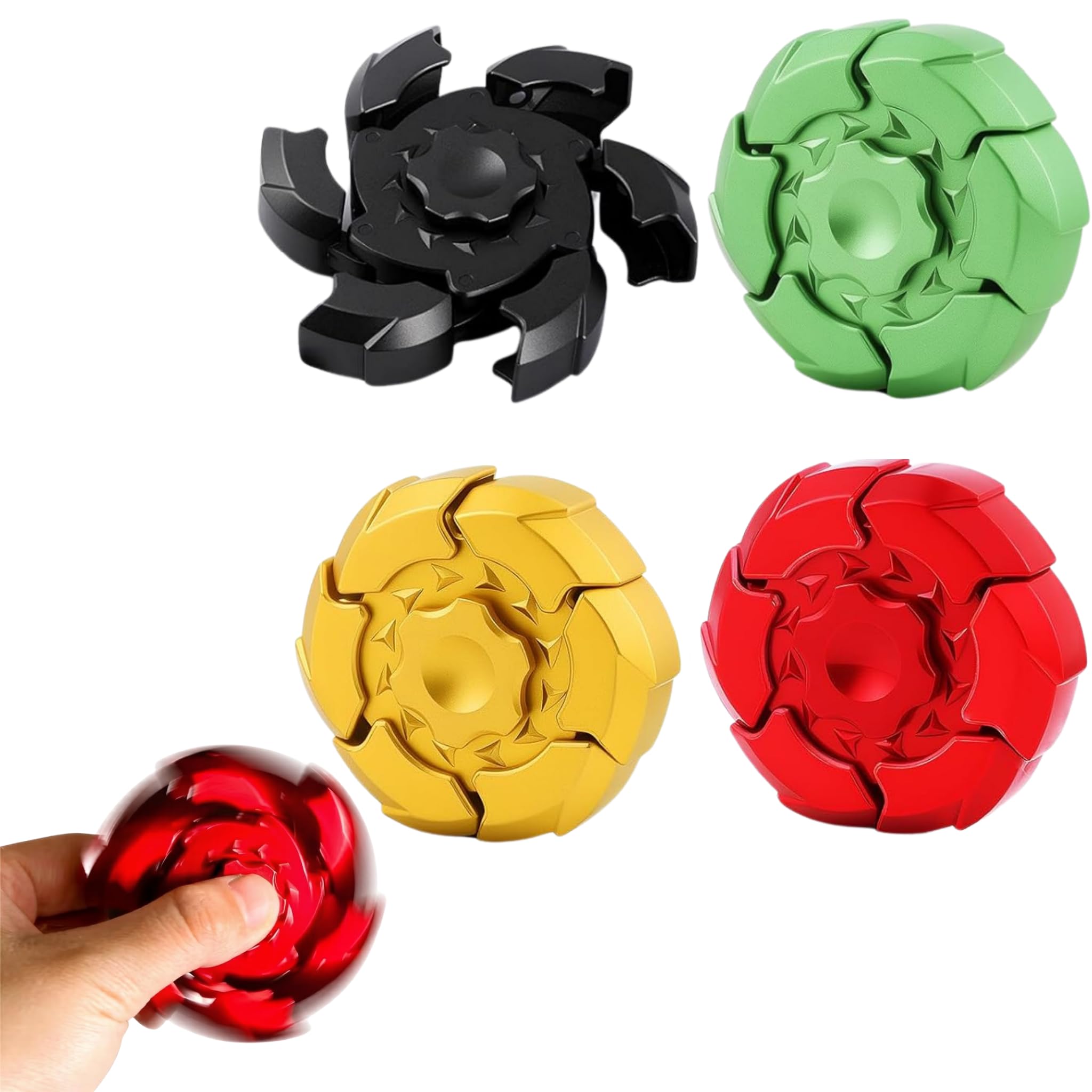 4-Pack Magnetic Fidget Spinner for Kids Adults