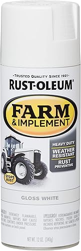Miniatura 2 de Rust-Oleum 303473-6PK - Pintura en aerosol para granja e implementación, 12 onzas, rojo brillante Troy Bilt, paquete de 6