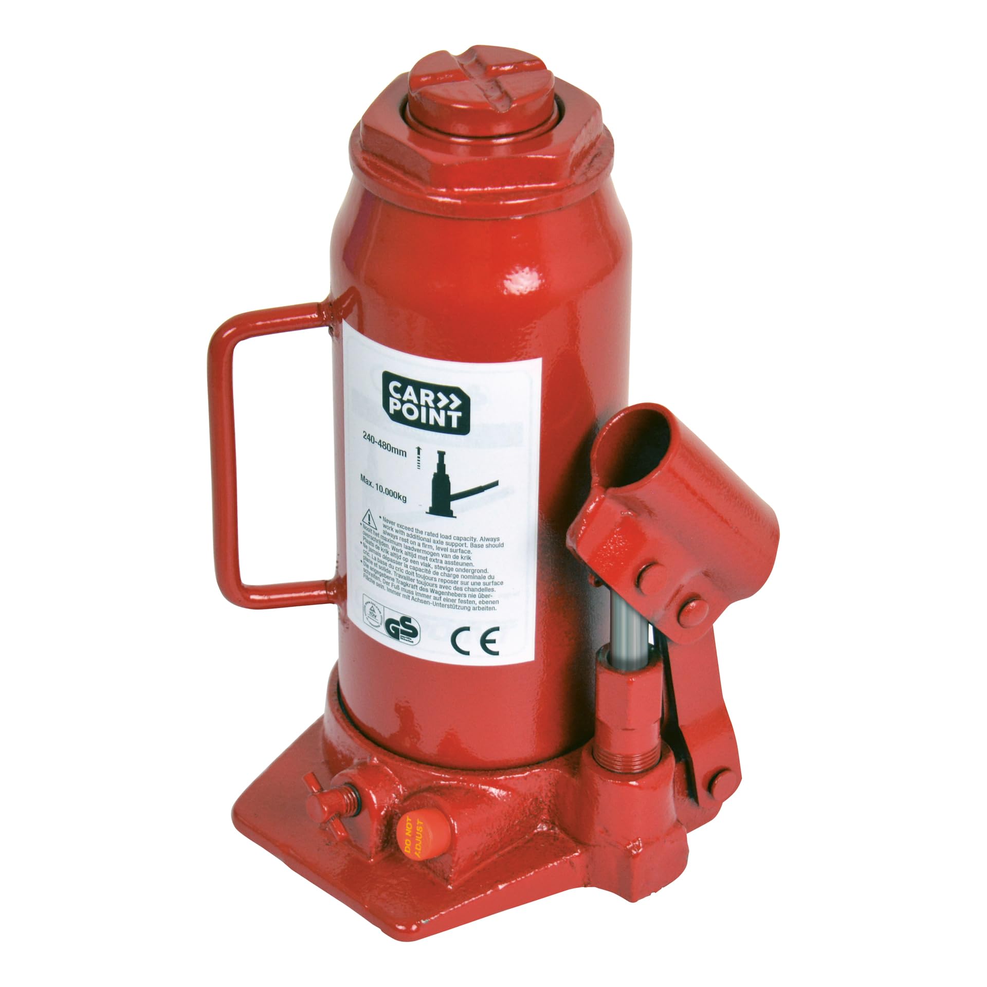 CARPOINT 0677812 Martinetto idraulico idraulico Rosso