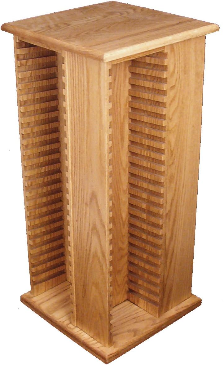 Solid Maple 96 DVD Holder, Large, New Heritage Finish
