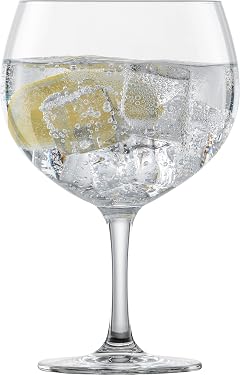 Schott Zwiesel Gin Tonic Bar Special Glass Set of 4 Bulbous Long Drink Glasses for Gin Tonic Dishwasher