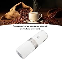 Vista 2 de ZJchao Cafetera portátil, cápsula de café en polvo de doble uso, cápsula de café totalmente automática, máquina de café molido universal, cafetera
