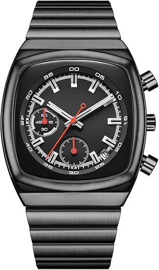 CILOA Men's Chronograph Stainless Steel Watch: Stylish and Durable Timepiece