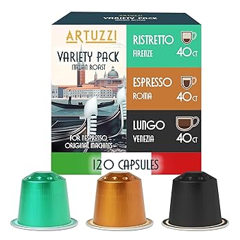 Amazon.com: Artuzzi 120ct Compatible Nespresso Coffee Pods