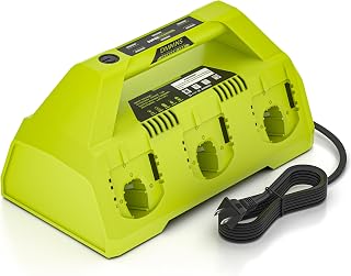 Upgraded 6-Port 18V Super Fast Charger Station for Ryobi 18V Battery