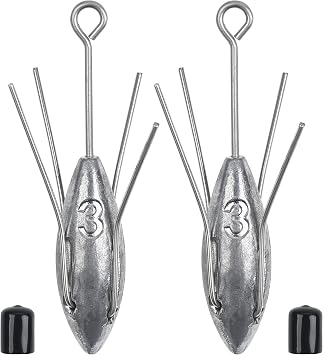 Sputnik Sinker Weights Surf Fishing Weights Sinker Long Tail Fishing Weights Surf Fishing Weight Saltwater for Ocean Sea Sand