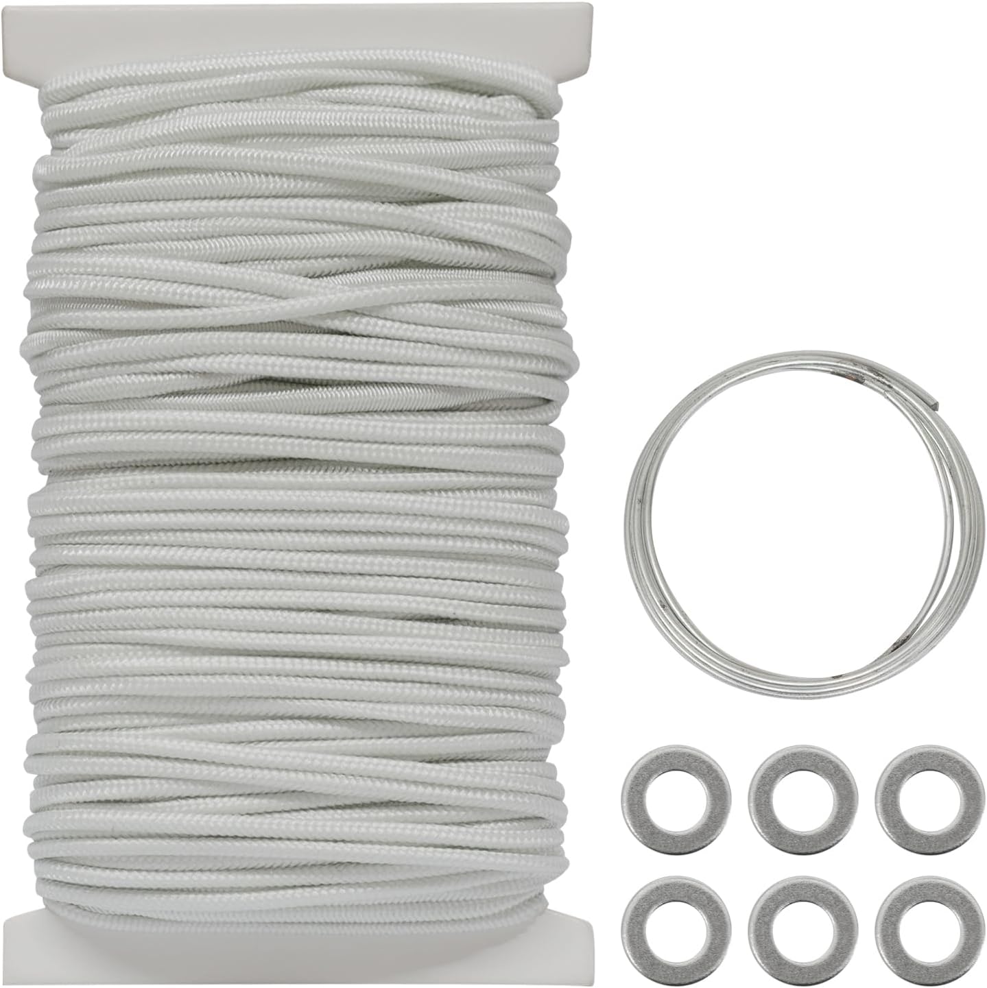 Andes Camping Tent Pole Shock Cord Repair Kit, 45ft Replacement Bungee Elastic Cord