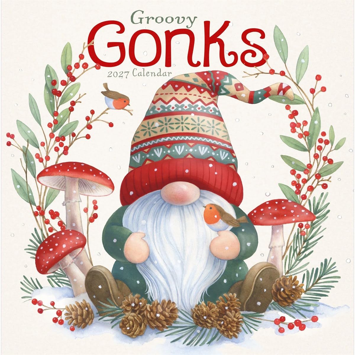 Groovy Gonks Calendar 2027, Wall Calendars, Month To View, Lifestyle, Gift