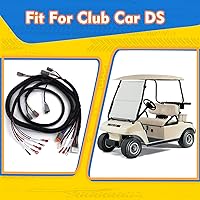 Vista 6 de Arnés de cableado de control de carrito de golf para Club Car DS - Controlador negro#1510-5201, Arnés de cableado completo para vehículo DS