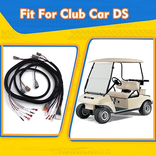 Miniatura 6 de Arnés de cableado de control de carrito de golf para Club Car DS-Black Controller#1510-5201, Arneses de cableado completos del vehículo DS, OEM #