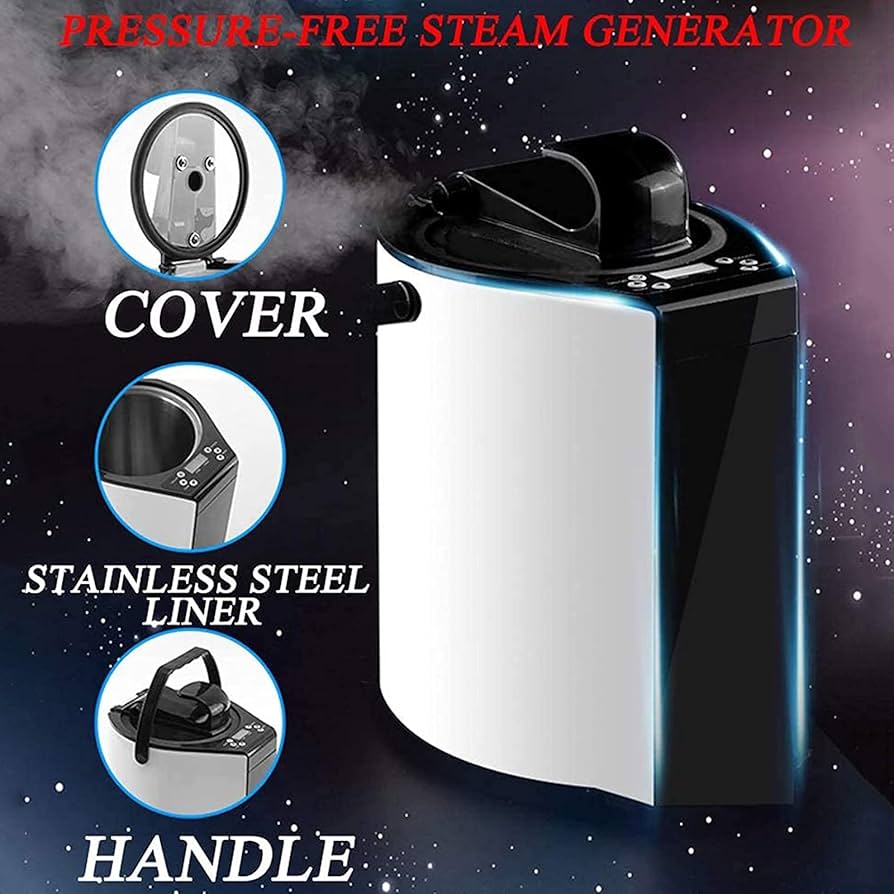 スチームサウナ 3L Amazon | サウナ蒸し器、3Lアップグレードされたスチームサウナ