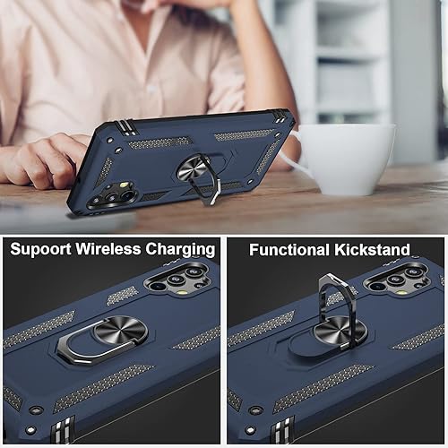 Miniatura 5 de LUMARKE Funda protectora para Samsung Galaxy A32 5G con protector de pantalla, paso de grado militar, prueba de caídas de 16 pies, a prueba de